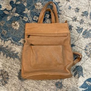 Aspen Leather Convertible Backpack